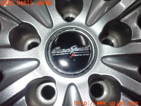 3UPJ=9237020961]ヴォクシー(ノア)(MZRA90W)前期 MANARAY マナレイ ユーロスピード タイヤホイール 16×6.5J +37 PCD114.3 5穴 1本 中古_5
