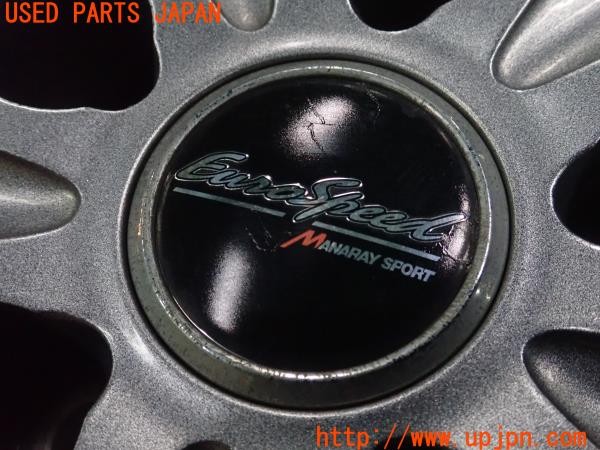 3UPJ=9237020962]ヴォクシー(ノア)(MZRA90W)前期 MANARAY マナレイ ユーロスピード タイヤホイール 16×6.5J +37 PCD114.3 5穴 2本 中古_5