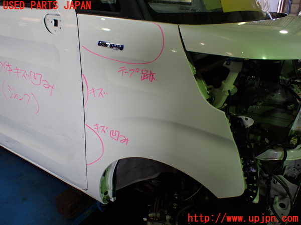 1UPJ-9237041080]スペーシア カスタム(MK53S)右前フェンダー 【ジャンク】_5