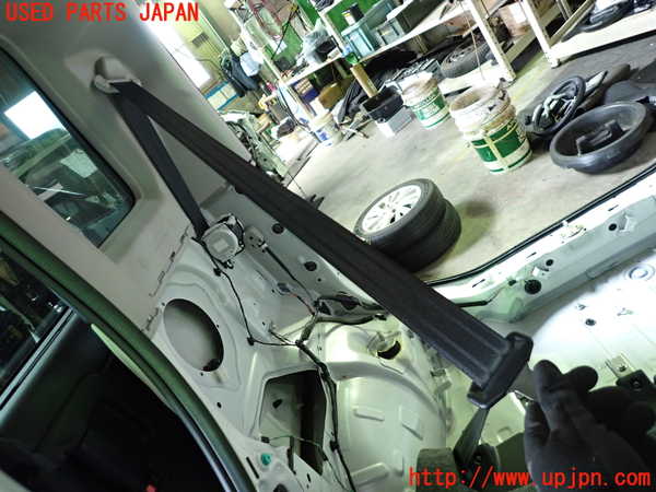 1UPJ-9237047155]スペーシア カスタム(MK53S)右2列目シートベルト 中古_2