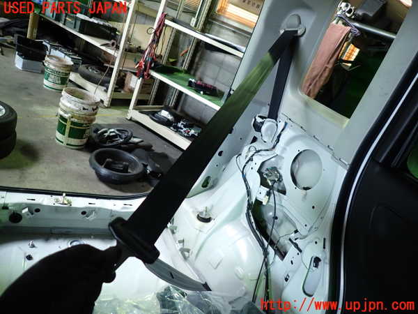 1UPJ-9237047185]スペーシア カスタム(MK53S)左2列目シートベルト 中古_2