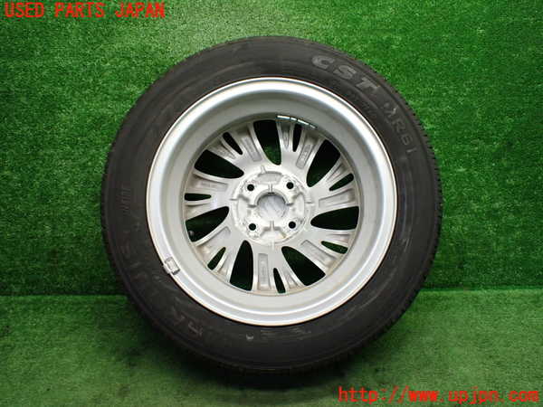1UPJ-9237049021]スペーシア カスタム(MK53S)タイヤ　ホイール　1本① 155/65R14 中古_2