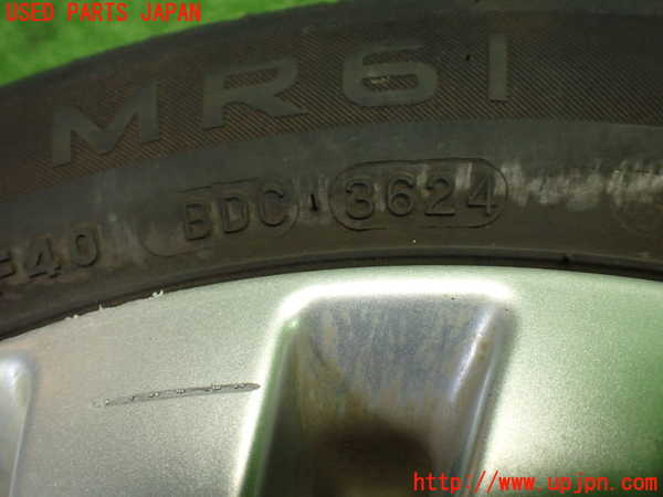 1UPJ-9237049024]スペーシア カスタム(MK53S)タイヤ　ホイール　1本④ 155/65R14 中古_5