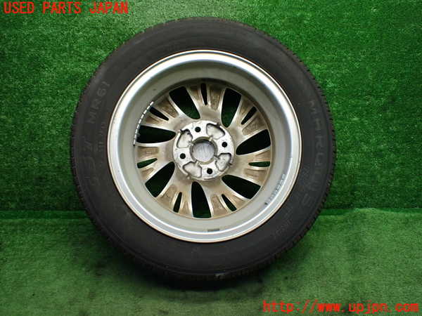 1UPJ-9237049023]スペーシア カスタム(MK53S)タイヤ　ホイール　1本③ 155/65R14 中古_2