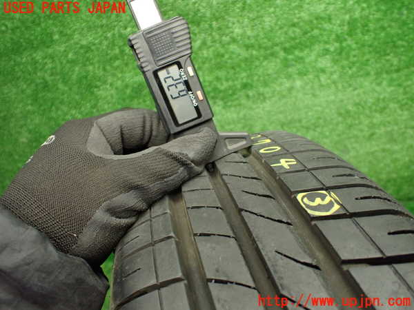 1UPJ-9237049023]スペーシア カスタム(MK53S)タイヤ　ホイール　1本③ 155/65R14 中古_3