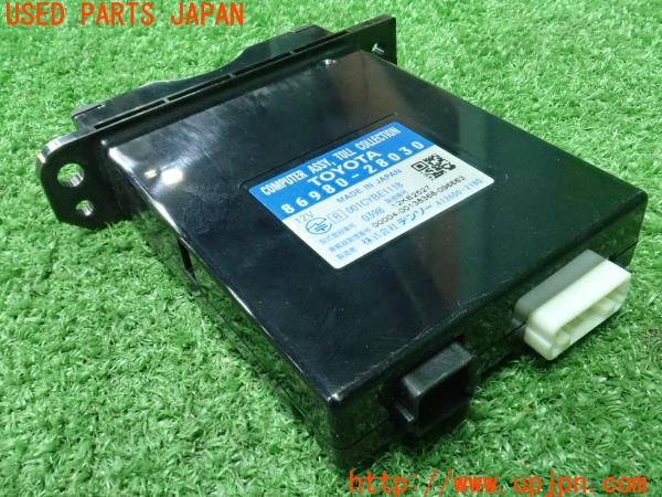 3UPJ=9237080503]アルファード(GGH20W) 純正ビルトイン 86980-28030 ETC車載器 中古_2