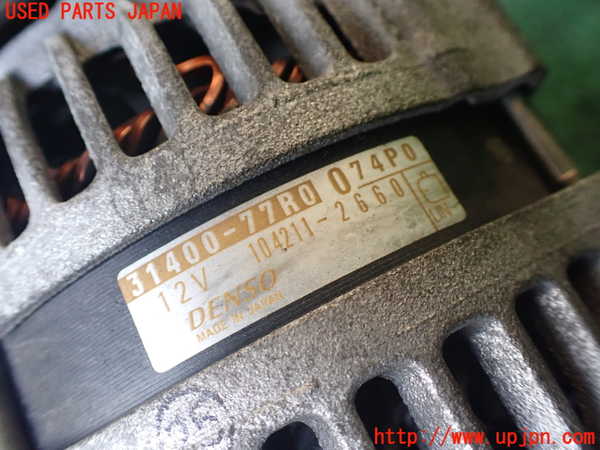 1UPJ-9237096015]ジムニー(JB64W)オルタネーター(ダイナモ) 中古_4