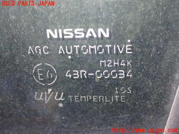 1UPJ-9237101260]キックス(P15)左前ドア AGC M2H4K 【ジャンク】_3