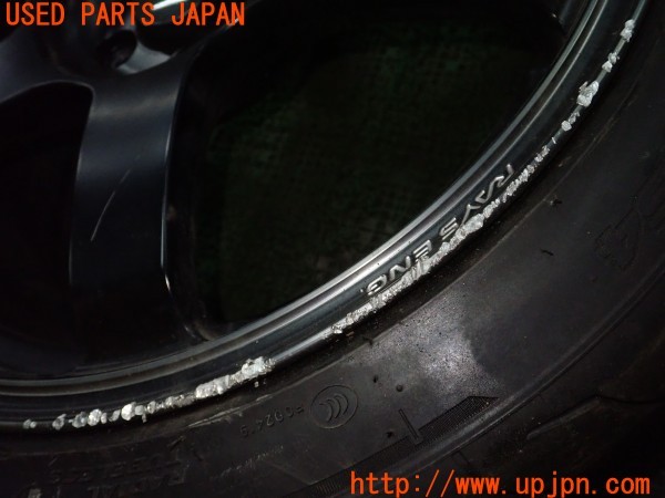 3UPJ=9237110962]GR86 RC(ZN8 D型)RAYS レイズ VOLK RACING TE37 SAGA S-plus タイヤホイール 18×8.5J +45 PCD100 5穴 2本 難あり_2
