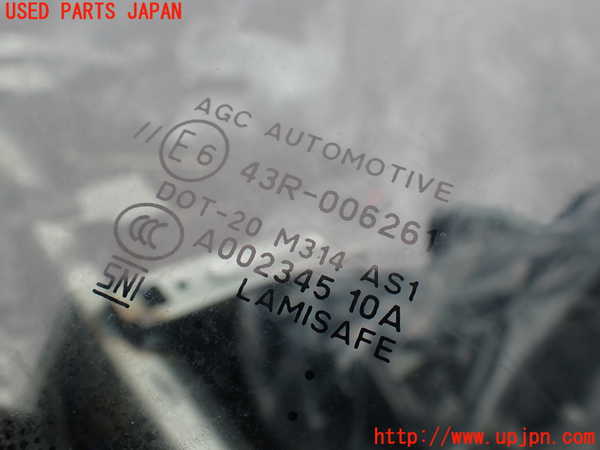 1UPJ-9237111195]GR86(BRZ)(ZN8)フロントガラス 中古 AGC M314 43R-006261_3