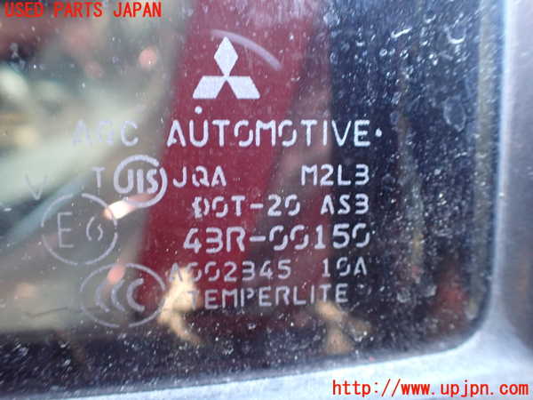 1UPJ-9237121320]パジェロ(V98W)左後ドア 中古 AGC M2L3 43R-00150_5