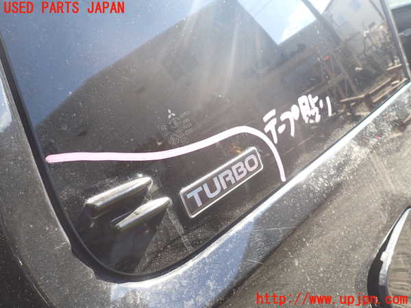 1UPJ-9237121380]パジェロ(V98W)右クォーターガラス 中古 NSG M3Q8 43R-003021_2