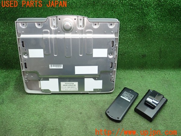 3UPJ=9237130559]ヴォクシー ZS 煌(ZRR80W)純正 08540-00420-B0 134001-94000131 フリップダウンモニター 中古_4