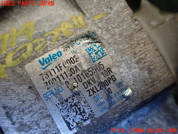 1UPJ-9237146025]インプレッサ WRX-STi(GRB)エアコンコンプレッサー 中古_4