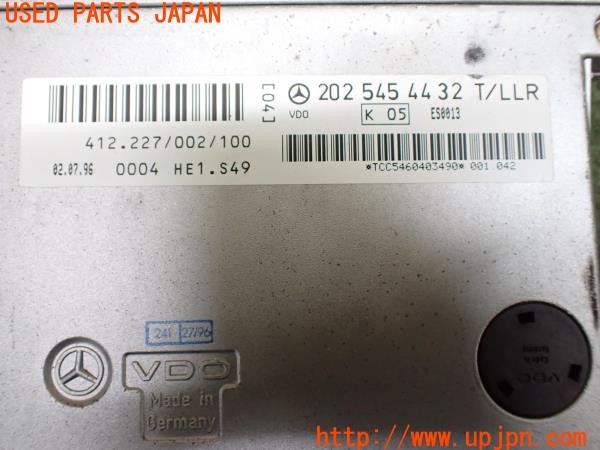 3UPJ=9237170526]ベンツ C180(202028 W202)純正 2025454432 クルーズコントロールユニット 中古_5