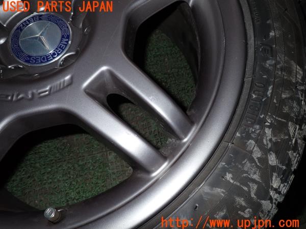 3UPJ=9237170918]ベンツ C180(202028 W202)AMG純正 A1704012002・A1704012102 ホイール 17×7.5J +37 8.5J +34 PCD112 5穴 4本 中古_2