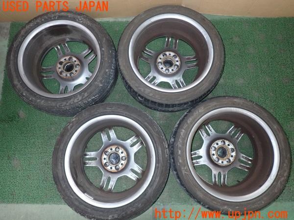 3UPJ=9237170918]ベンツ C180(202028 W202)AMG純正 A1704012002・A1704012102 ホイール 17×7.5J +37 8.5J +34 PCD112 5穴 4本 中古_5