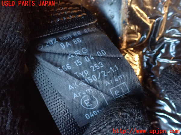 1UPJ-9237177155]ベンツ C280 W202(202028)右2列目シートベルト 中古_2