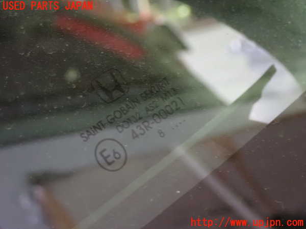 1UPJ-9237201382]シビック タイプR ユーロ(FN2)左クォーターガラス 中古(43R-00021 M13)_2