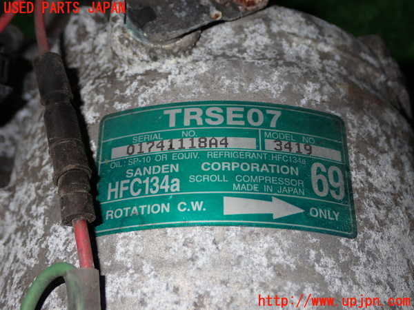 1UPJ-9237206025]シビック タイプR ユーロ(FN2)エアコンコンプレッサー 中古_3