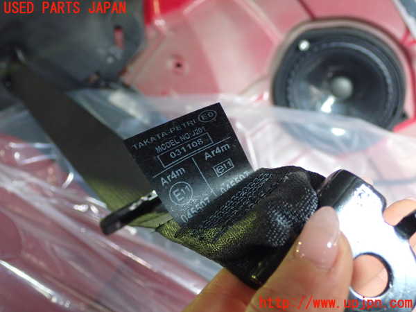 1UPJ-9237207185]シビック タイプR ユーロ(FN2)左2列目シートベルト 中古_3