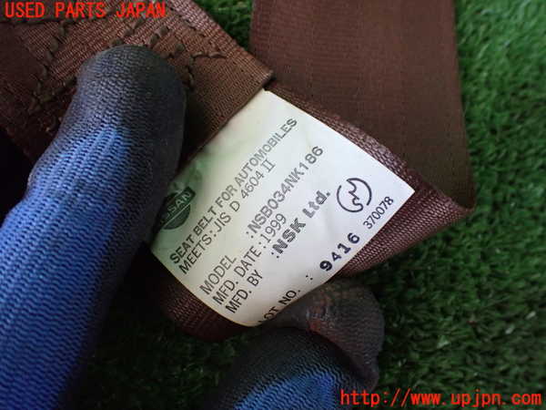 2UPJ-9237217135]セドリック ワゴン(WY30)真中2列目シートベルト 中古_2