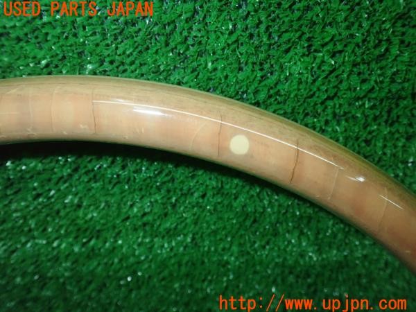 3UPJ=9237220617]グロリア ワゴン(WY30)後期 社外 ステアリング ウッド ヴィンテージ レプリカ 約360mm 中古_3