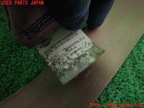 2UPJ-9237227185]グロリア ワゴン(WY30)左2列目シートベルト 中古_2