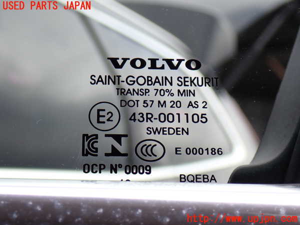 2UPJ-9237251260]ボルボ・XC60(UD4204TXC)左前ドア 中古 SAINT-GOBAIN SEKURIT M20 43R-001105_4