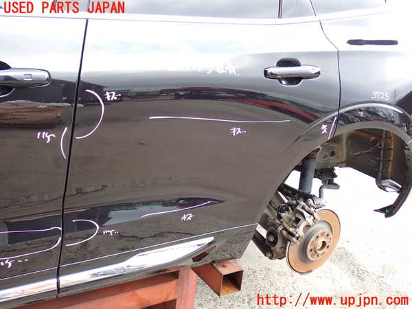 2UPJ-9237251320]ボルボ・XC60(UD4204TXC)左後ドア 中古 SAINT-GOBAIN SEKURIT M435 43R-00053_3