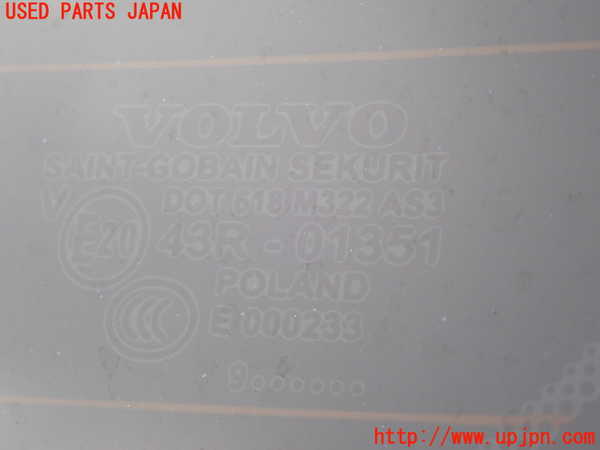 2UPJ-9237251566]ボルボ・XC60(UD4204TXC)バックドア リアゲート ハッチ 中古 SAINT-GOBAIN SEKURIT M322 43R-01351_4