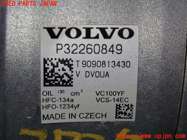 2UPJ-9237256025]ボルボ・XC60(UD4204TXC)エアコンコンプレッサー 中古_2