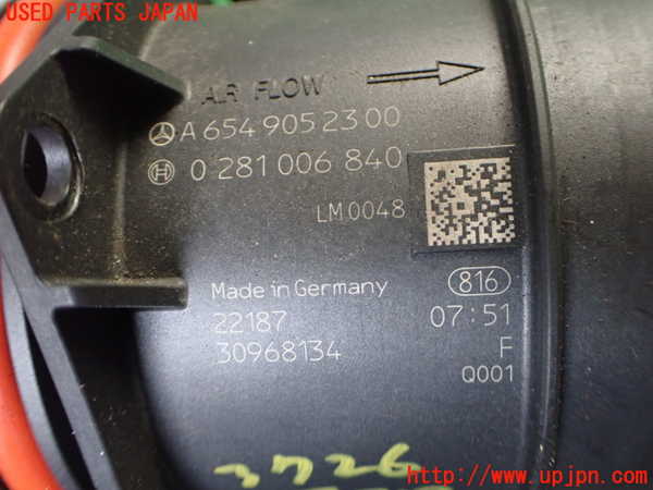 2UPJ-9237266320]ベンツ A200 d(177012)(W177)エアフロメーター 中古_3