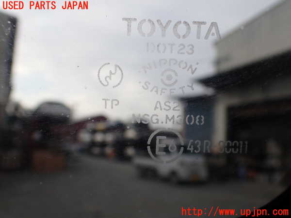 1UPJ-9237291380]スターレット(EP91)右クォーターガラス 中古(43R-00011 M308)_3