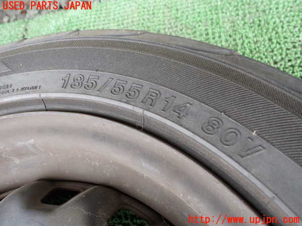 1UPJ-9237299021]スターレット(EP91)タイヤ　ホイール　1本① 185/55R14 中古_2