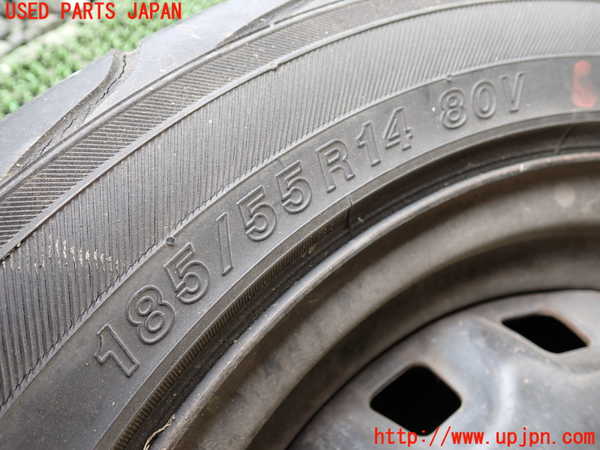 1UPJ-9237299022]スターレット(EP91)タイヤ　ホイール　1本② 185/55R14 中古_2