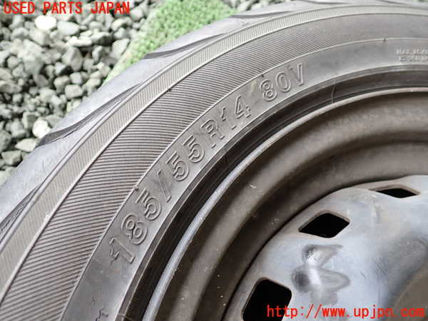 1UPJ-9237299023]スターレット(EP91)タイヤ　ホイール　1本③ 185/55R14 中古_2