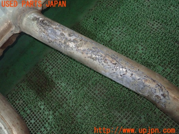 3UPJ=9237320152]ポルシェ カイエン S(9PA00 955型)純正 リアマフラー カット済み 2分割 中古_3