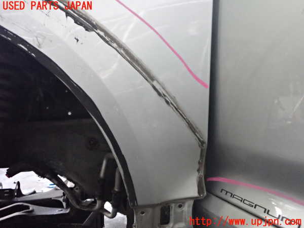 2UPJ-9237321082]ポルシェ・カイエン S(9PA00)左前フェンダー (ジャンク品) 中古_2