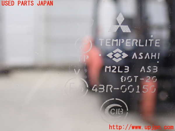 2UPJ-9237331380]パジェロ(V75W)右クォーターガラス 中古 ASAHI M2L3 43R-00150_2