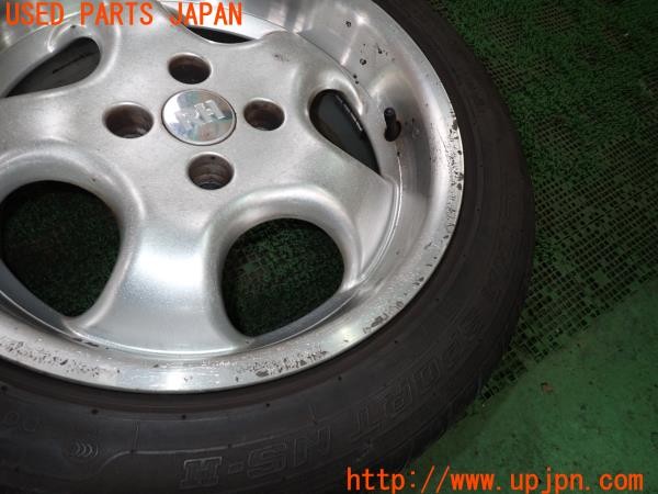 3UPJ=9237340903]VW ルポ GTI(6EAVY)RH ALURAD ARTEC AD705437 ホイール 15×7J +37 PCD100 4穴 タイヤ NANKANG NS-Ⅱ 195/50R15 4本 中古_4