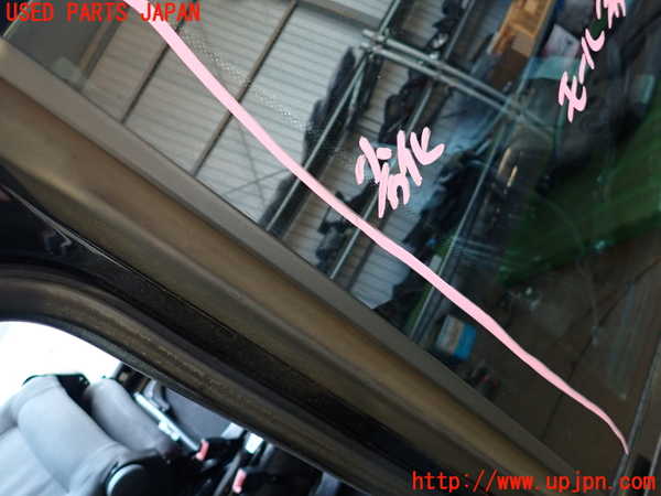 2UPJ-9237341382]VW ルポGTI(6EAVY)左クォーターガラス (43R-007022) 中古_2