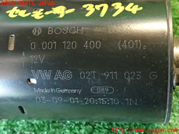 2UPJ-9237346010]VW ルポGTI(6EAVY)セルモーター 中古_3