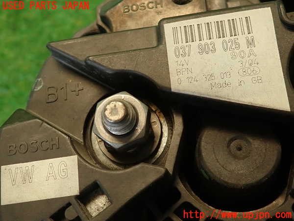 2UPJ-9237346015]VW ルポGTI(6EAVY)オルタネーター(ダイナモ) 中古_4