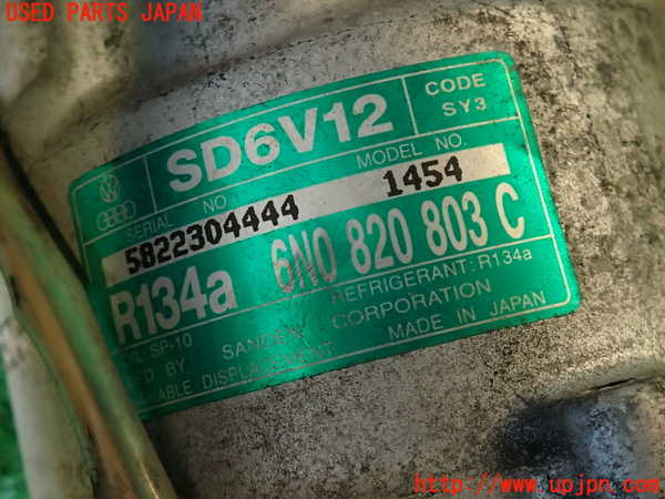 2UPJ-9237346025]VW ルポGTI(6EAVY)エアコンコンプレッサー 中古_3