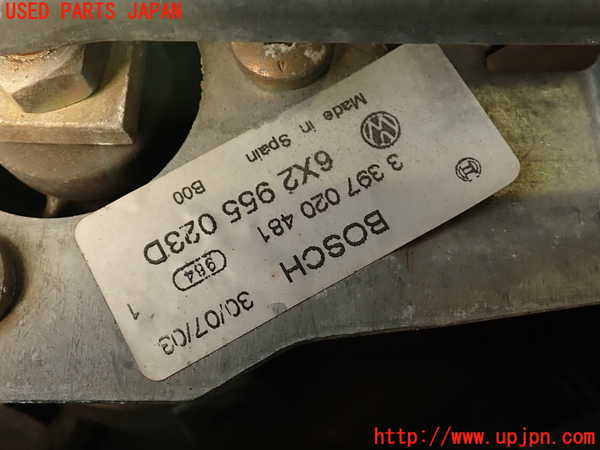 2UPJ-9237346770]VW ルポGTI(6EAVY)フロントワイパーモーター 中古_2