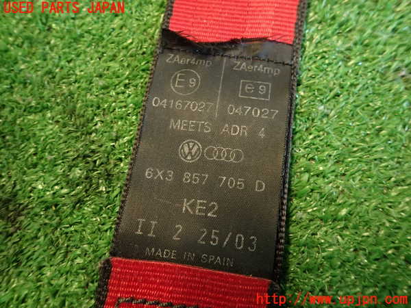 2UPJ-9237347075]VW ルポGTI(6EAVY)助手席シートベルト 中古_4