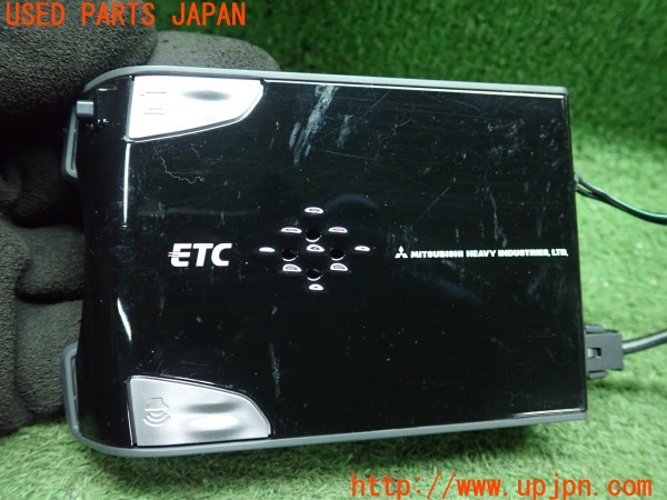 3UPJ=9237350503]コルト ラリーアート バージョンR(Z27AG)後期 三菱重工業 ミツビシ MOBE-600 ETC車載器 中古_4