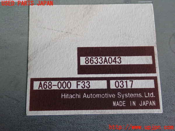 2UPJ-9237356135]コルト ラリーアート バージョンR(Z27AG)パワステコンピューター 中古_4