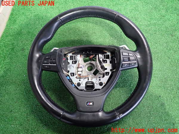 2UPJ-9237377855]BMW 523i ツーリング(MT25)(F11)ステアリングホイール 中古_1